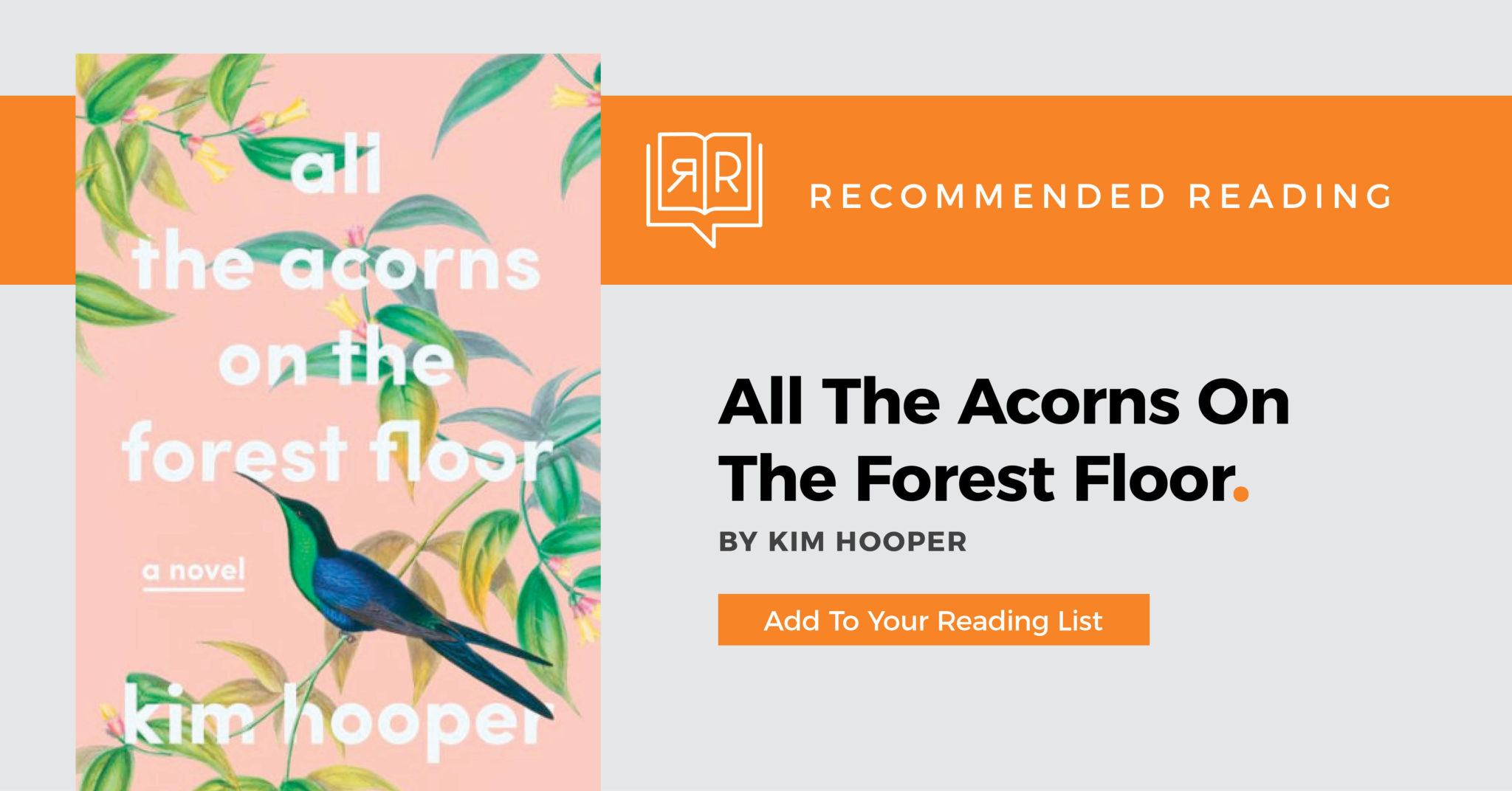 Indie Review: All The Acorns on the Forest Floor by Kim Hooper
