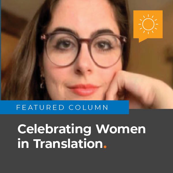 Feature: Celebrating Women in Translation.