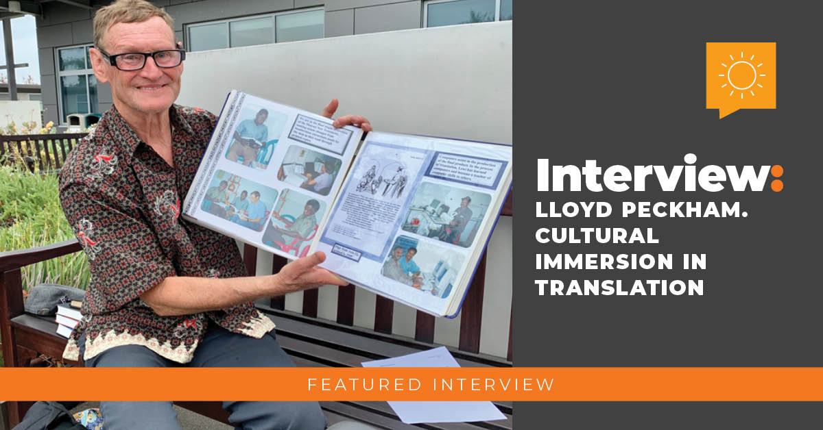 Cultural Immersion: An Interview with Lloyd Peckham.